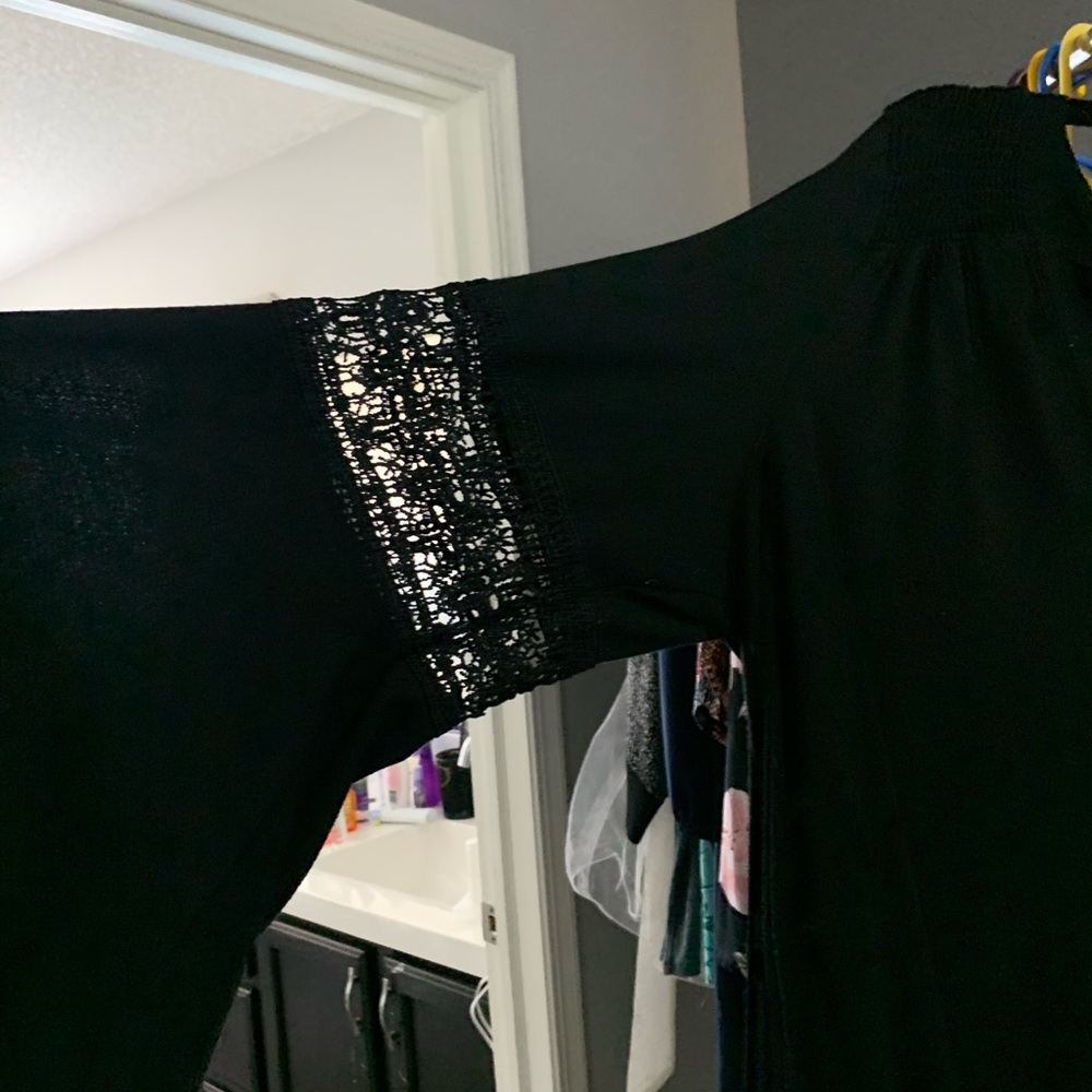 Black casual dress